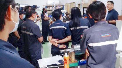 ถ่ายทอดความรู้ "เทคนิคการผลิต"