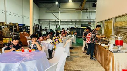 กิจกรรมทำบุญบริษัทประจำปี 2566 / กิจกรรมวันสงกรานต์ รดน้ำผู้บริหาร