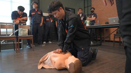 อบรมการปฐมพยาบาลเบื้องต้นและCPR