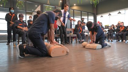 อบรมการปฐมพยาบาลเบื้องต้นและCPR