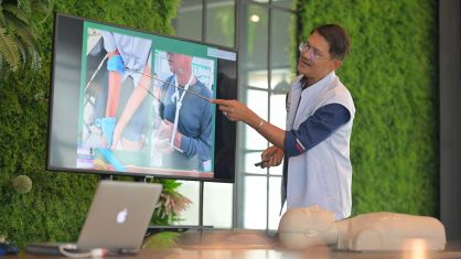 อบรมการปฐมพยาบาลเบื้องต้นและCPR