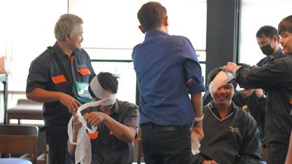 อบรมการปฐมพยาบาลเบื้องต้นและCPR