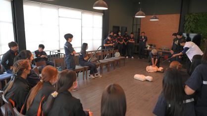 อบรมการปฐมพยาบาลเบื้องต้นและCPR