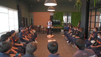 อบรมการปฐมพยาบาลเบื้องต้นและCPR