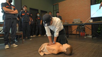 อบรมการปฐมพยาบาลเบื้องต้นและCPR