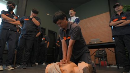 อบรมการปฐมพยาบาลเบื้องต้นและCPR