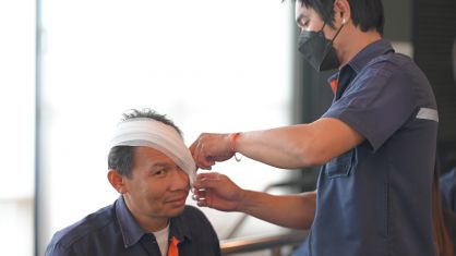 อบรมการปฐมพยาบาลเบื้องต้นและCPR