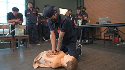อบรมการปฐมพยาบาลเบื้องต้นและCPR