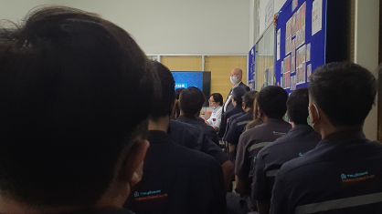 ผู้บริหารระดับสูงเดินทางมาเยี่ยมสาขาประเทศไทย