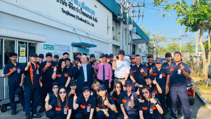 ผู้บริหารระดับสูงเดินทางมาเยี่ยมสาขาประเทศไทย
