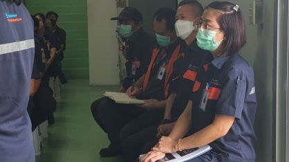 ผู้บริหารระดับสูงเดินทางมาเยี่ยมสาขาประเทศไทย