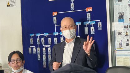 ผู้บริหารระดับสูงเดินทางมาเยี่ยมสาขาประเทศไทย