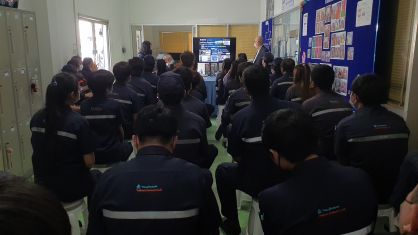 ผู้บริหารระดับสูงเดินทางมาเยี่ยมสาขาประเทศไทย