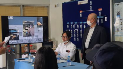 ผู้บริหารระดับสูงเดินทางมาเยี่ยมสาขาประเทศไทย